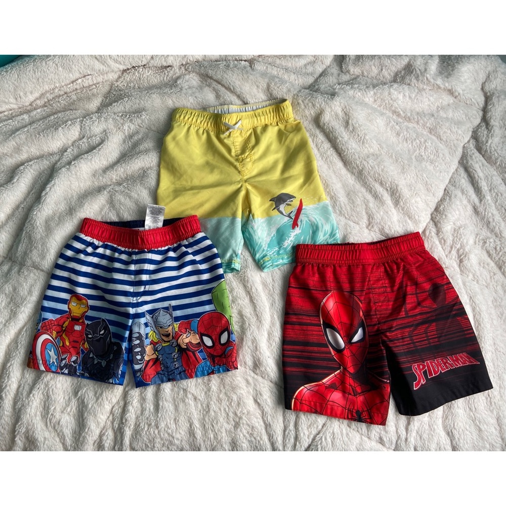 3 boys bathing suits